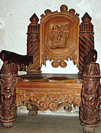 Santiago Church priest's chair