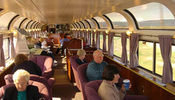 Amtrak Pacific Parlour Car Interior 