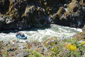 Rafting in Mule Creek Canyon