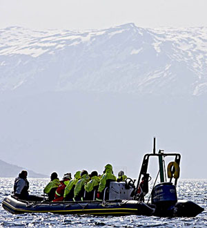 Jetboat off Norway coast