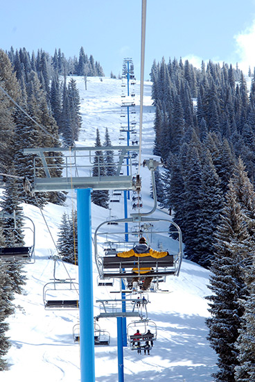 Idaho skiing - after the storm