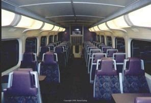 Amtrak interior