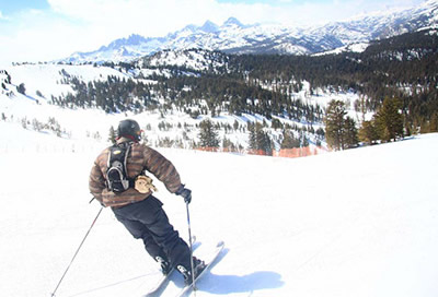 Steen spring skiing