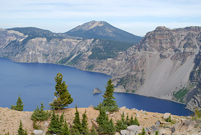 Crater Lake View from atop Garfield