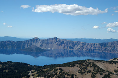 Crater Lake, view from Mt. Scott