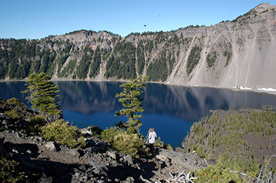 Crater Lake, view from Wizard Island