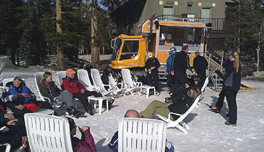 Burrito crowd at Mammoth