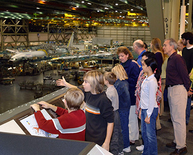 Boeing 777 assembly line