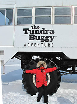 Churchill tundra buggy Cathy Senecal