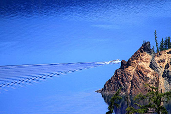 Crater Lake boat