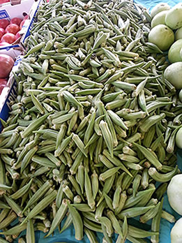 San Francisco Farmers Market okra