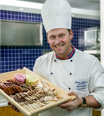 Iceland, Local chef with traditional food