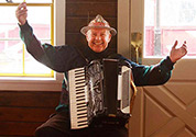 Accordian man