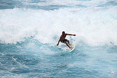 Hawaii Big Island surfing