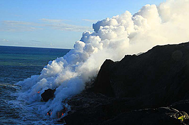 Hawaii Big Island smoke