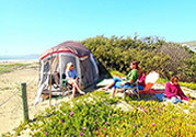 Camp at Moro Bay, California