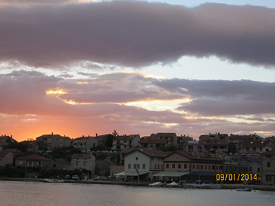 Sunset on Croatia