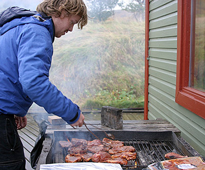 Iceland Thorsmork Langidalur bbqing lunch