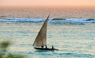 Zanzibar, fishing at sunrise