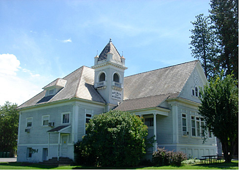 Old Quincy Schoolhouse in Feather River Canyon