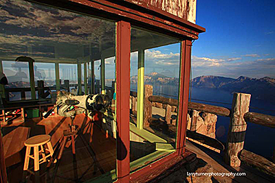 Crater Lake deck view