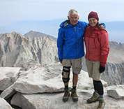 Lee and Molly Juillerat on Mt. Whitney
