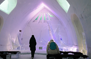 Quebec Ice Hotel chapel