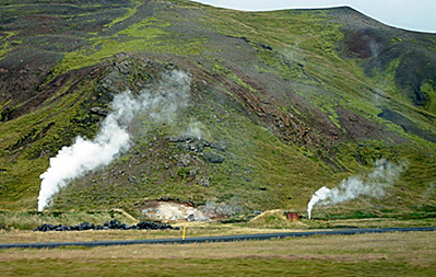 Iceland thermal vents
