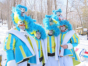 Main Winterfest toboggan team costume