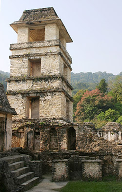 Palenque Palace tower
