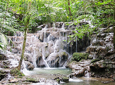 Palenque waterfall