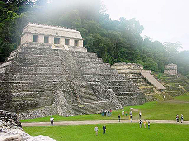 Palenque temple