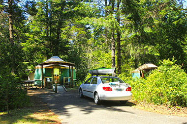Eel Lake yurt