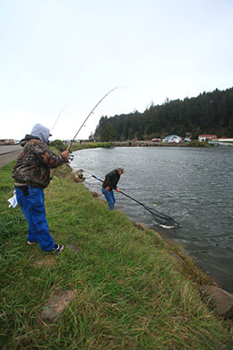 Oregon salmon fishing