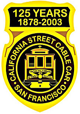 San Franciso Cable Car Museum badge