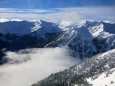Kicking Horse view from top