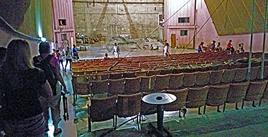 Circus theater interior