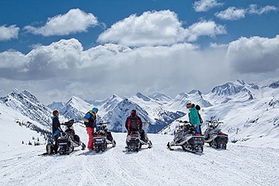 Golden, BC snowmobiling