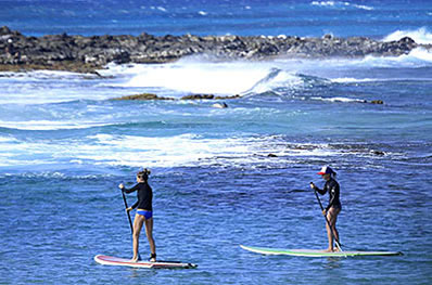 Maui Napili Kai paddleboarding
