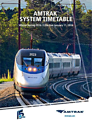 Amtrak System Timetable