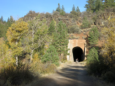 Bizz Johnson Trail tunnel