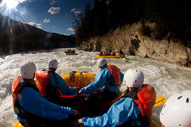 Golden, BC river rafting