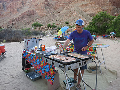 Fish fry in the Cataract Canyon 