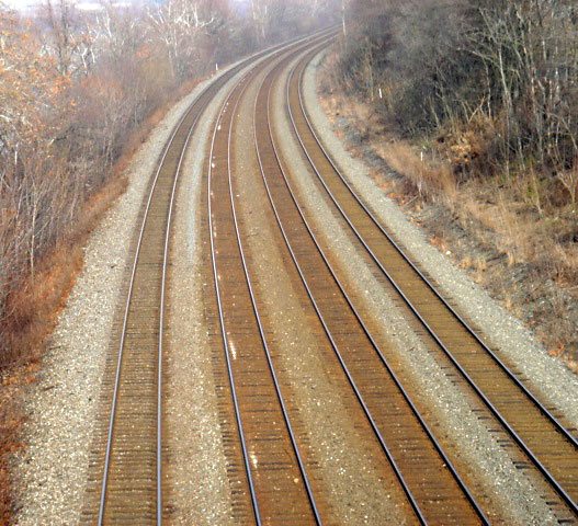 4-track mainline on the former Penn. RR