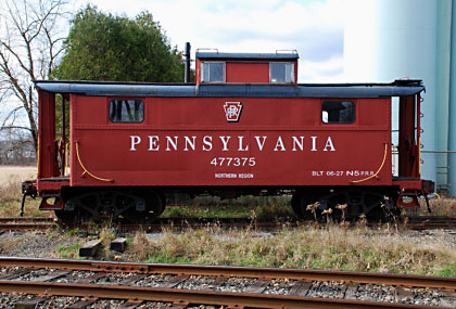Pensylvania RR steel caboose