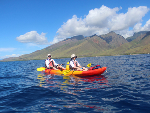 Paddling the Coral Reef