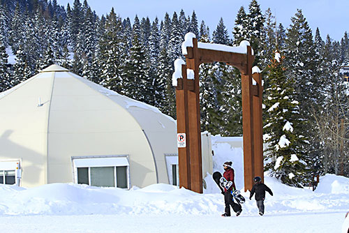 Tamarack yurt