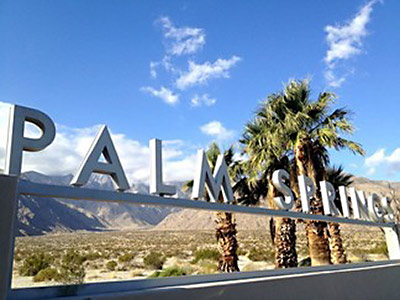 Palm Springs Adventure sign