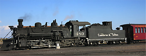 Coal-fired Cumbres and Toltec RR Engine #489