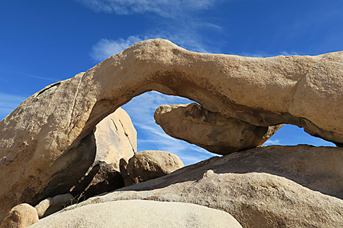 Joshua Tree curvy arch rock